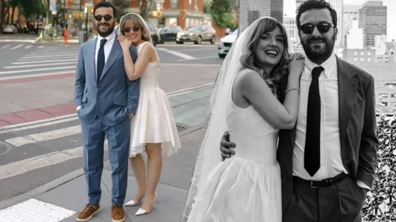 Hasan Can Kaya ile Duygu Karabaş Amerika'da Evlendi!