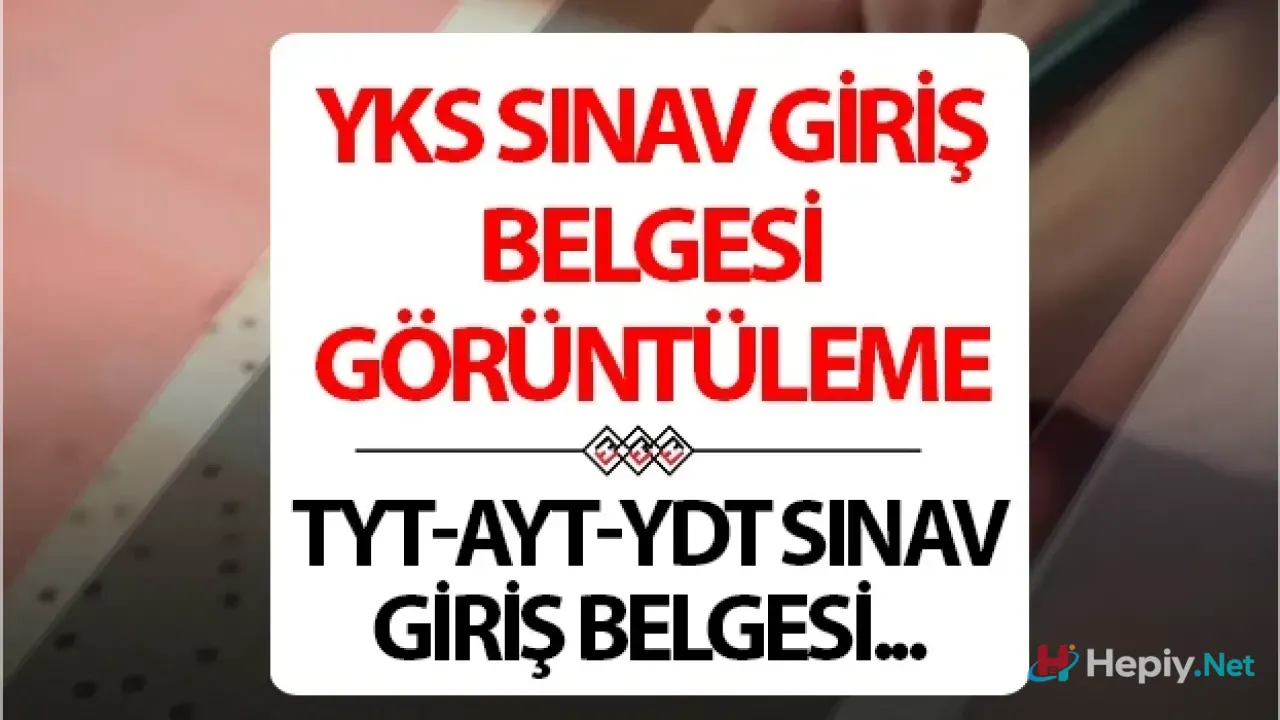 YKS Sınav Giriş Yerlerinin Sorgulanması Ekranı