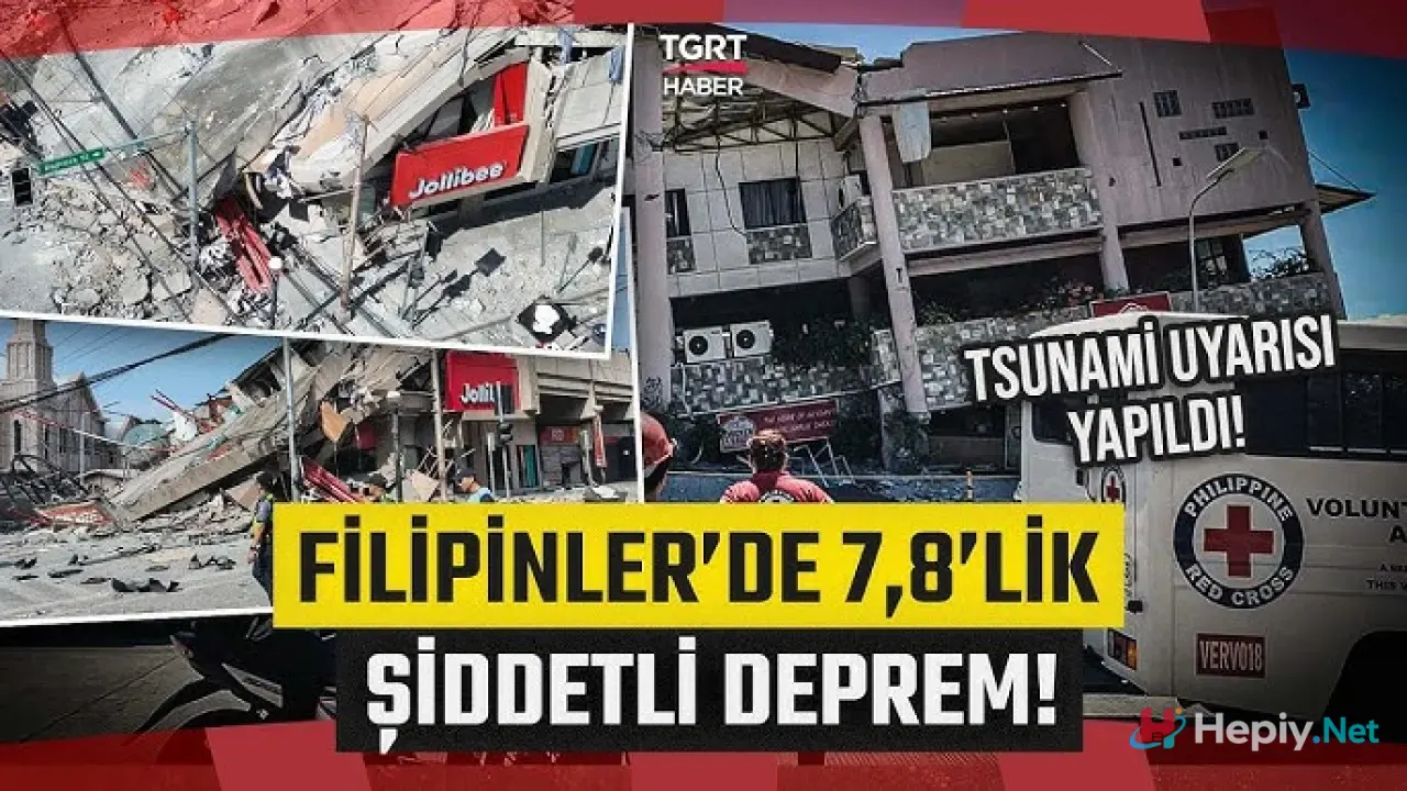Son Dakika: Filipinler 7.8 Büyüklüğünde DEPREM Oldu! Bölgede Tsunami Alarmı Verildi Mi?