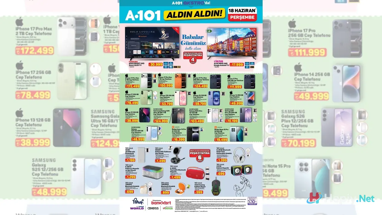 18 Haziran 2026 A101 İnternete Özel Aldın Aldın Kataloğu! A101'e Vantilatör ve Klima Geliyor