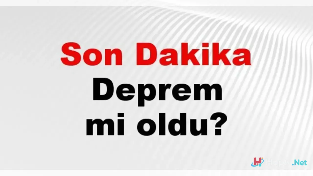 Son Dakika İzmir Deprem Haberi, 13 Haziran 2026 Az Önce İzmir'de Nerede Deprem Oldu?