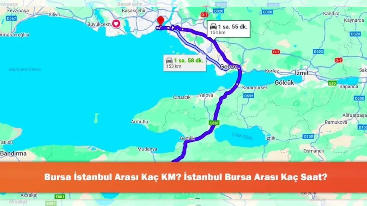 Bursa İstanbul Arası Kaç Km? Kapsamlı Rehber